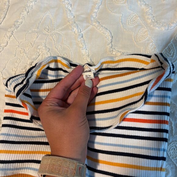 Garage Striped Tube Top - Picture 3 of 4